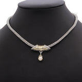 John Hardy Sterling Silver & 18K Yellow Gold Dot Pearl Pendant Necklace