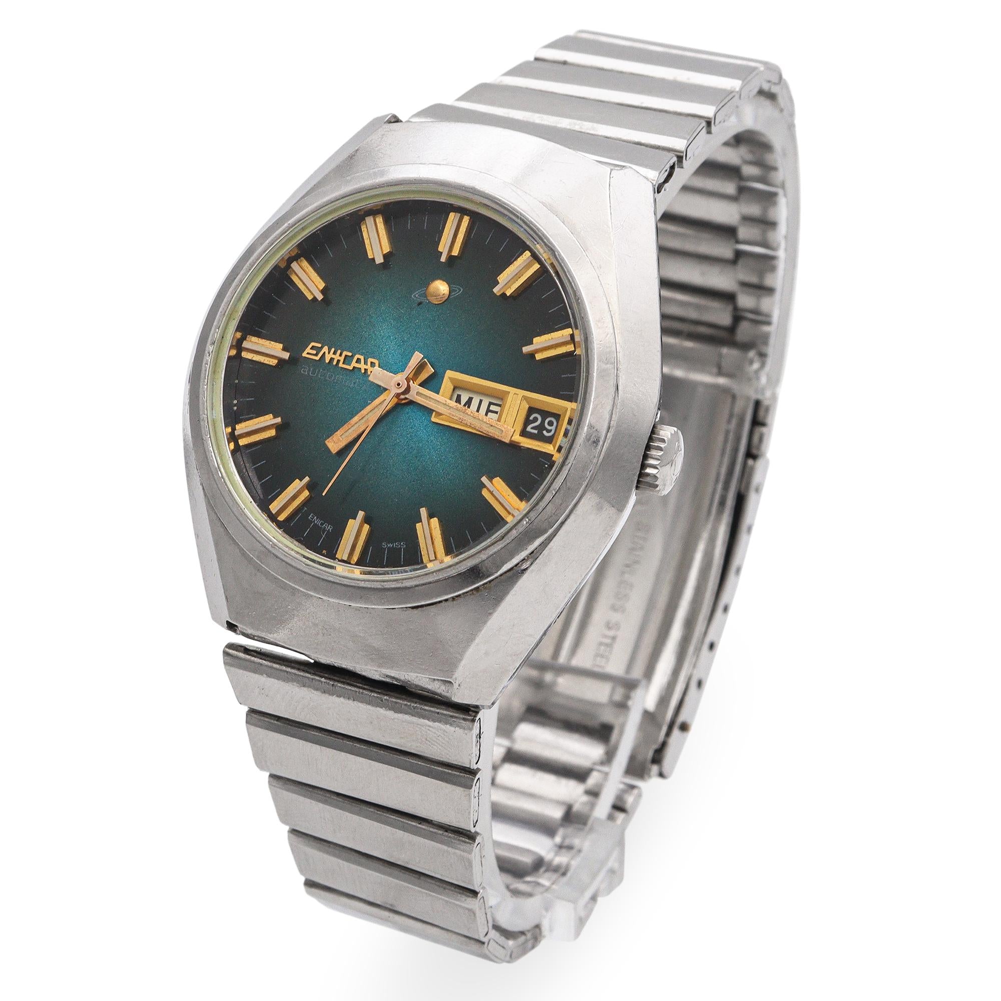 Vintage Enicar Automatic Date Men's Watch Ref.2167-51-29