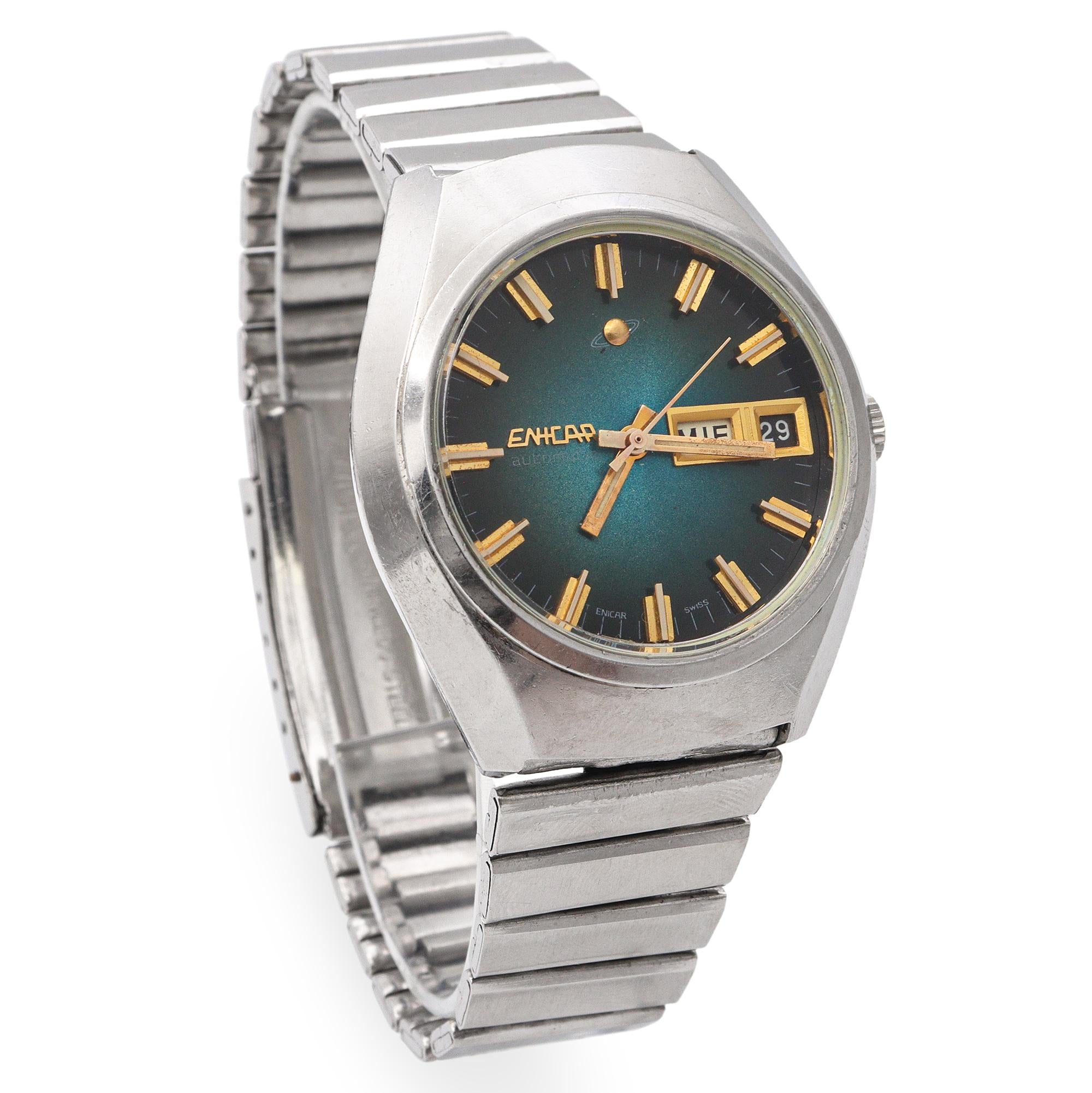 Vintage Enicar Automatic Date Men's Watch Ref.2167-51-29