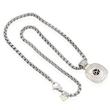 David Yurman Sterling Silver 14K Gold Black Onyx Albion Pendant Necklace