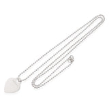 Tiffany & Co. Sterling Silver “Please Return To” Heart Tag Pendant Necklace