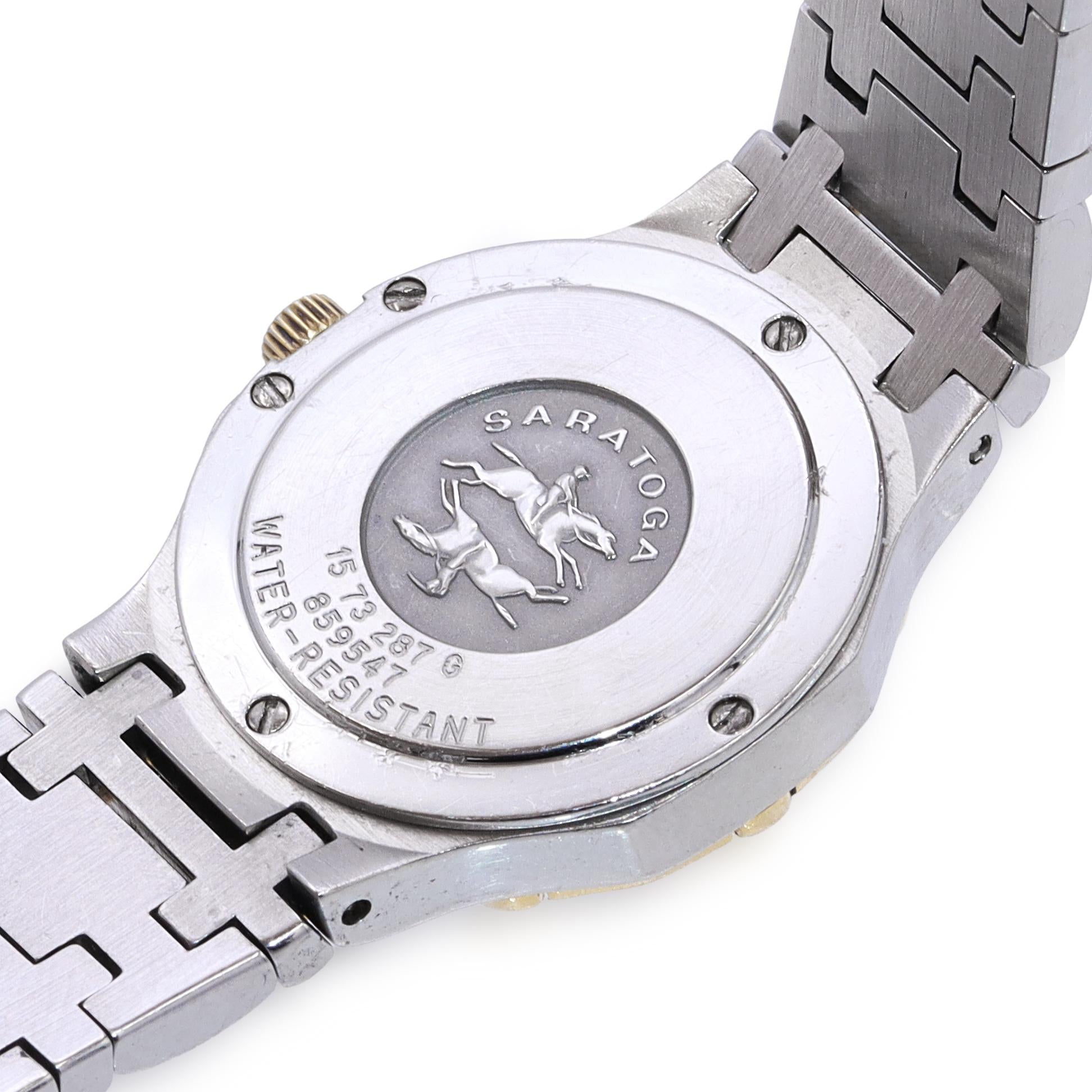 Concord Saratoga Ref. 1573287 Diamond Mother of Pearl Bezel Women's Quartz Watch