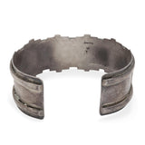 Vintage W T Sterling Silver Spiny Oyster Shell Cuff Bracelet