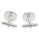 Tiffany & Co. 14K Yellow Gold Sterling Silver Round Cufflinks
