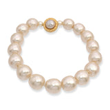 Karl Lagerfeld Oversized Baroque Faux Pearl Beaded Statement Necklace