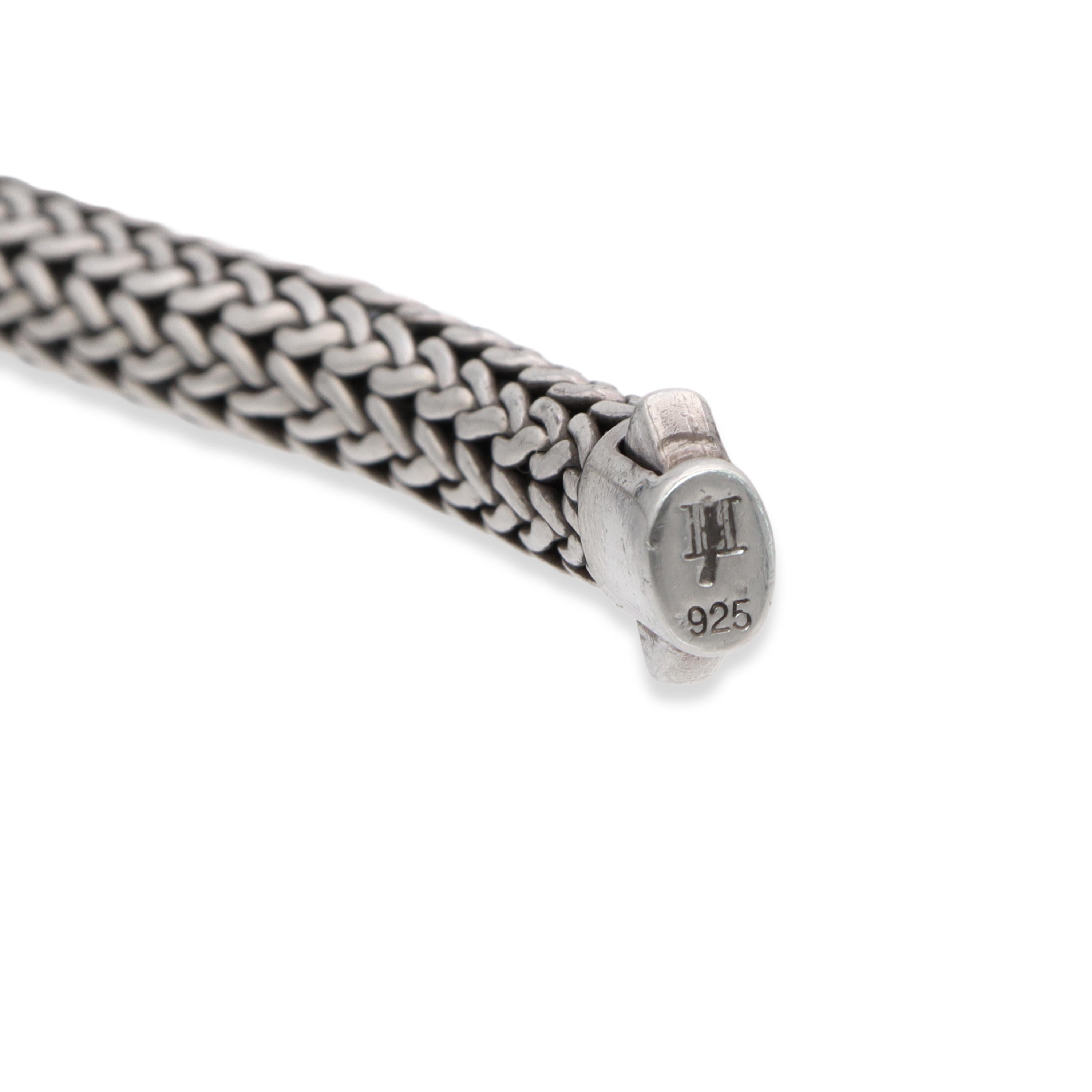 John Hardy Sterling Silver Classic Weave Chain Necklace