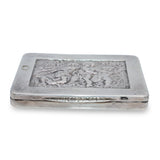 Antique Silver Putti & Dragon Relief Cigarette Case
