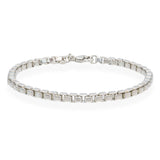 Tiffany & Co. Sterling Silver Box Link Bracelet