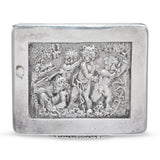 Antique Silver Putti & Dragon Relief Cigarette Case