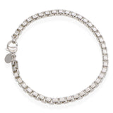 Tiffany & Co. Sterling Silver Box Link Bracelet