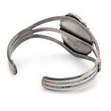 Vintage Southwestern Sterling Silver Turquoise Cuff Bracelet
