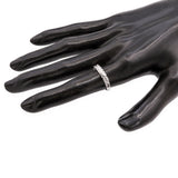 Vintage Platinum Palladium Floral Band Ring