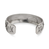Navajo Diné Eugene Hale Sterling Silver Storyteller Cuff Bracelet