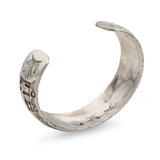 Navajo Diné Eugene Hale Sterling Silver Storyteller Cuff Bracelet
