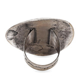 Teddy Goodluck Navajo Sterling Silver Turquoise Statement Ring