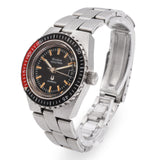 Vintage Bulova Accutron Snorkel Stainless Steel Red/Black Bezel Women's Watch