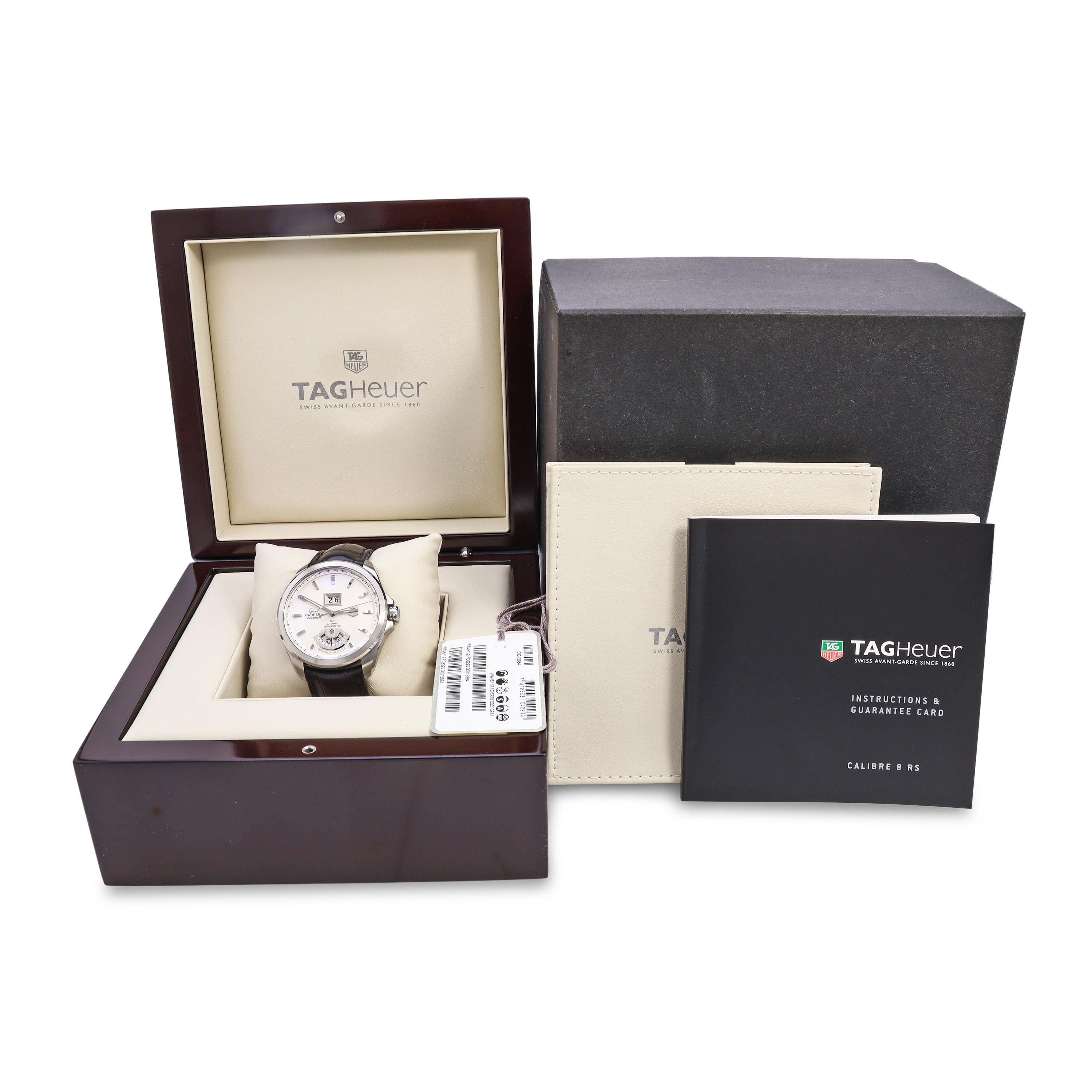 TAG Heuer Grand Carrera Calibre 8 RS GMT Stainless Steel Automatic Men’s Watch