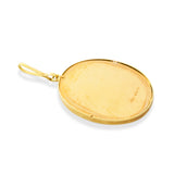 Antique Victorian 18K Yellow Gold Miniature Portrait Pendant