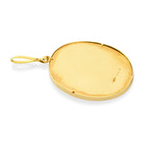 Antique Victorian 18K Yellow Gold Miniature Portrait Pendant