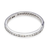 Vintage Platinum 0.54tcw Single Cut Diamond Eternity Ring