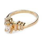 14k Yellow Gold 0.51tcw I Vs1 Diamond Engagement Ring