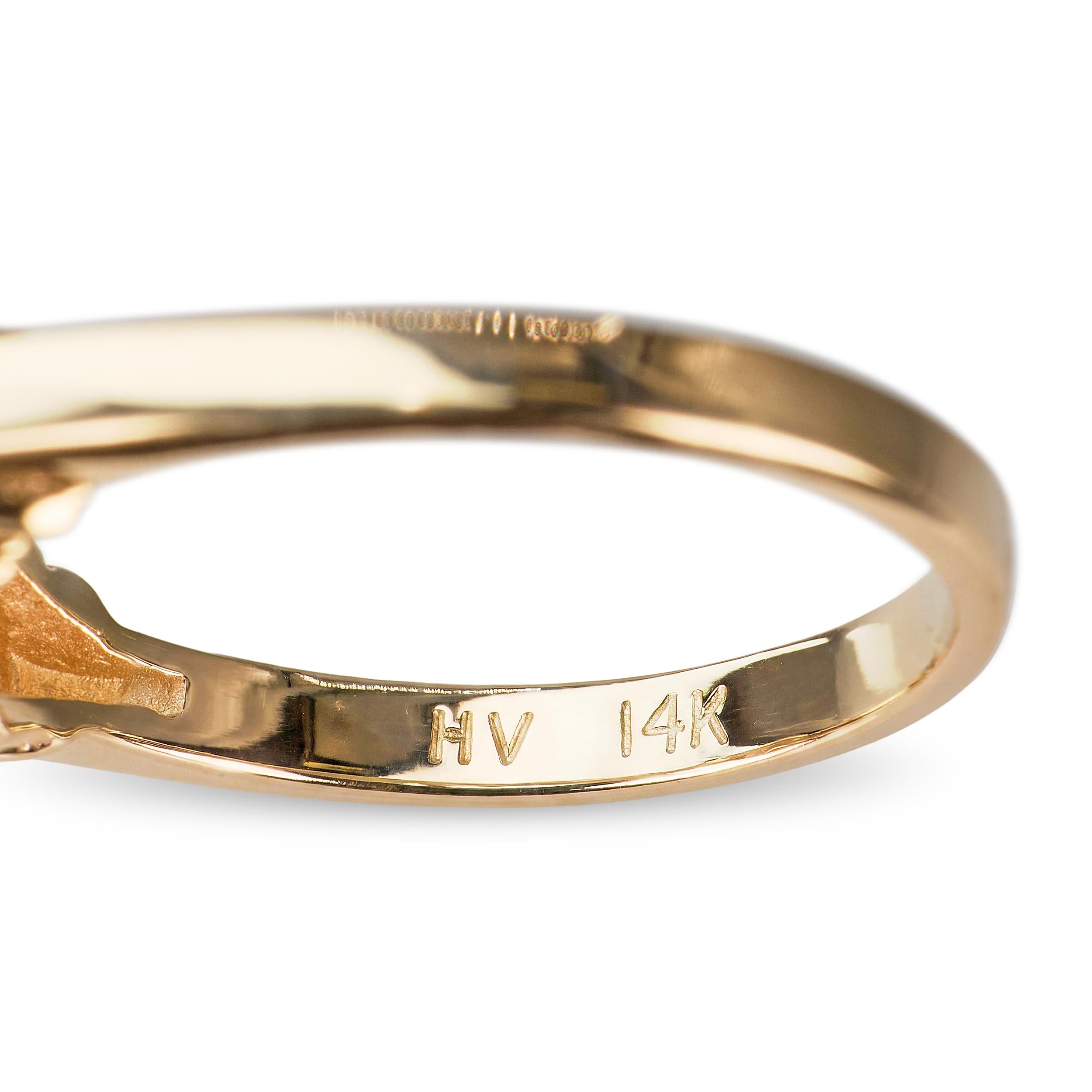 14k Yellow Gold 0.51tcw I Vs1 Diamond Engagement Ring