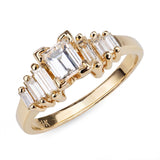14k Yellow Gold 0.51tcw I Vs1 Diamond Engagement Ring