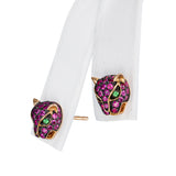 Effy 14k Rose Gold Ruby & Emerald Panther Stud Earrings