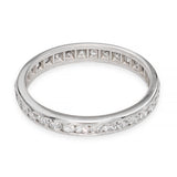 Vintage Platinum 0.51tcw Single Cut Diamond Eternity Band
