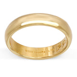 Vintage 1999 Tiffany & Co. 18k Yellow Gold Men's Band Ring
