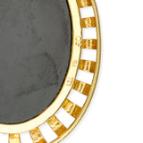 Vintage 18k Yellow Gold Opal and Black Onyx Cameo Pendant