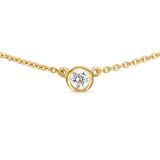 Tiffany & Co. Elsa Peretti Diamond Solitaire Necklace