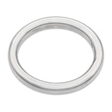 Round Platinum Band Ring