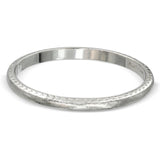 Antique Platinum and Palladium Engraved Wedding Band Ring
