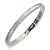Antique Platinum and Palladium Engraved Wedding Band Ring