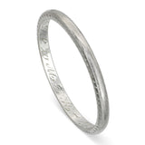 Antique Platinum and Palladium Engraved Wedding Band Ring