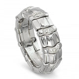 Piaget 18k White Gold Diamond Tanagra Band Ring
