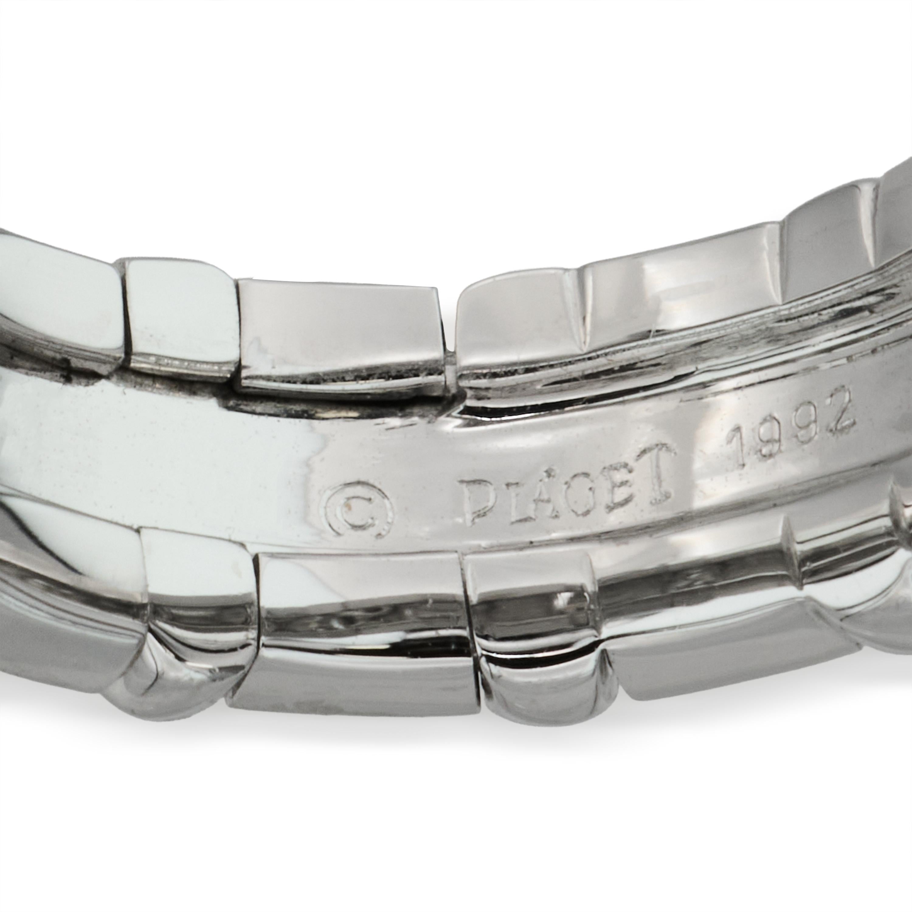 Piaget 18k White Gold Diamond Tanagra Band Ring