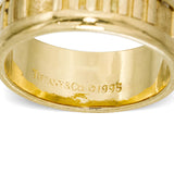 Vintage Tiffany & Co. 18k Yellow Gold Atlas Ring