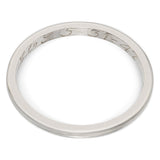 Vintage Platinum Plain Thin Wedding Band Ring