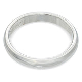 Vintage Platinum Plain Domed Wedding Band Ring