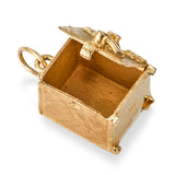 Vintage 14k Yellow Gold Safe Charm