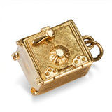 Vintage 14k Yellow Gold Safe Charm
