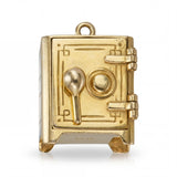 Vintage 14k Yellow Gold Safe Charm