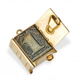 Vintage 14k Yellow Gold Safe Charm