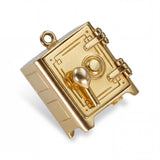 Vintage 14k Yellow Gold Safe Charm