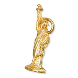 Vintage Yellow Gold Statue of Liberty Charm