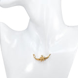 Vintage 14k Yellow Gold Asian Dragon Boat Charm Pendant