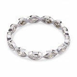 Vintage Platinum Diamond Eternity Band Ring
