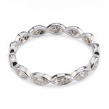Vintage Platinum Diamond Eternity Band Ring
